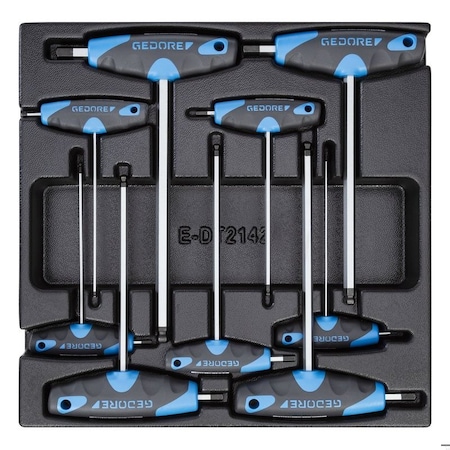 Gedore Hexagon Socket, Key Set 1500 ES-DT 2142