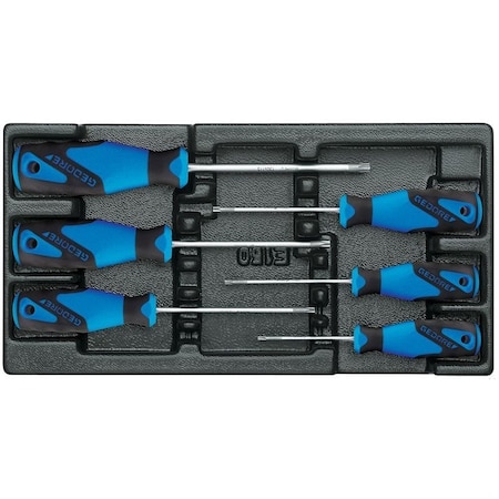 Gedore Screwdiver Set, 1/3 Es Tool Module 1500 ES-2163 TX