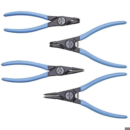 Gedore Pliers Set, 4 pcs., Material: GEDORE Chrome-Vanadium Special Hardened and Tempered Steel 1102-001