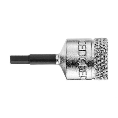 Gedore Screwdriver Bit Socket, 1/4", Hex 4mm IN 20 4