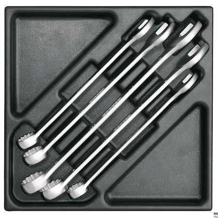 Gedore Combination Wrench Set, Wrench Head Sizes: 23mm, 24mm, 27mm, 30mm, 32mm 1500 ES-7-32