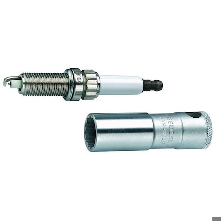 Gedore 3/8" Drive, 14mm Metric Socket, Spark Plug 3/8", 14mm D 55
