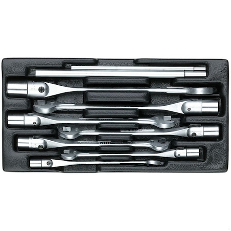 Gedore Set Combination Swivel Head Wrench 1500 ES-534