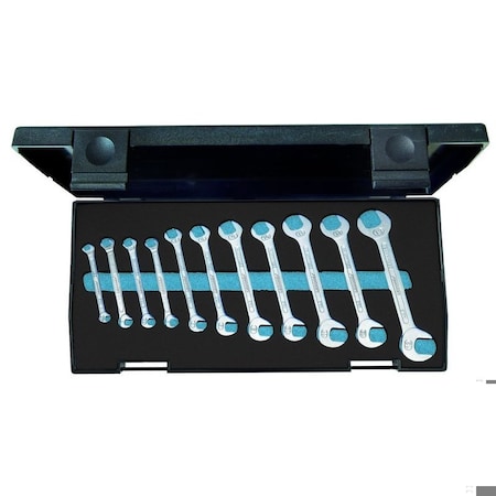 Gedore Midget Wrench Set, Double Ended, 4.5-13 8-011