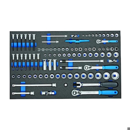 Gedore Socket Set 1/4 in to 3/8 in to 1/2 in 2016257