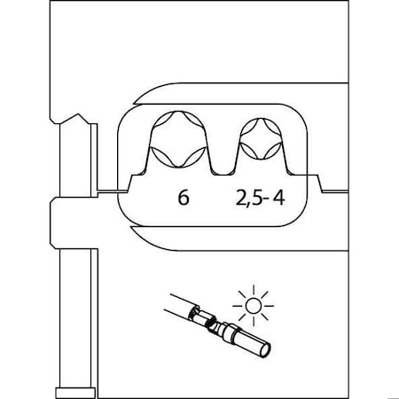 Gedore Module Insert For Multi Contact MC3 8140-24