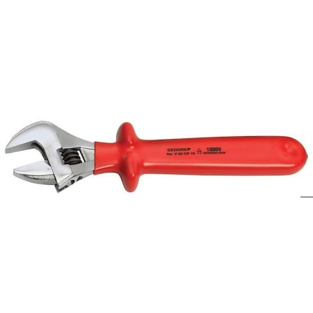 Gedore Insulated Adjustable Wrench, 10" V 60 CP 10
