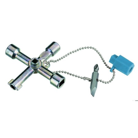 Gedore Square, Female Square, Female Three-Square, Two-way-key Bit 72mm, Drive Size: 1/4" 45 S