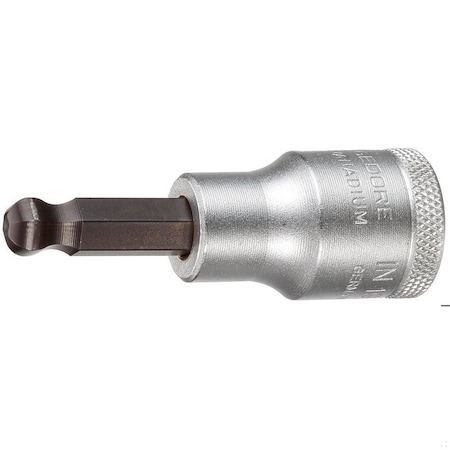 Gedore Screwdriver Bit Socket, 1/2", Ball 14mm IN 19 K 14