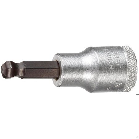 Gedore Screwdriver Bit Socket, 1/2", Ball 6mm IN 19 K 6
