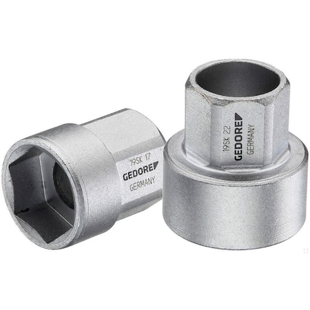 Gedore 18.95mm Hex Drive, 19mm Metric Socket, 6 Points 19 SK 19