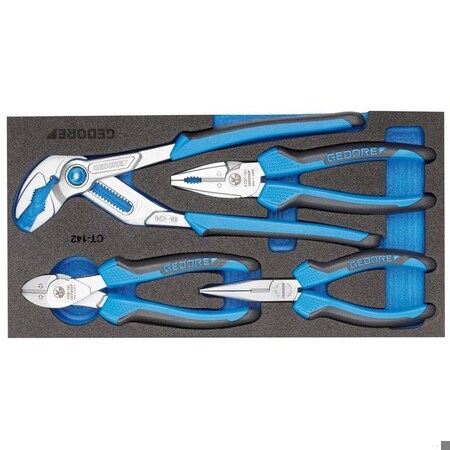 Gedore Pliers Set, Number of Pieces: 4 1500 CT1-142