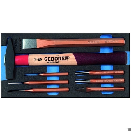 Gedore Chisel Set In 1/3 Check-Tool Module 1500 CT1-350