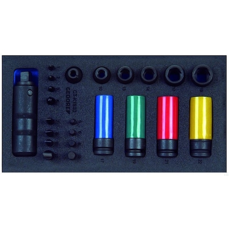 Gedore Impact Driver Set In 1/3 Es Tool Module 1500 CT1-K 1900