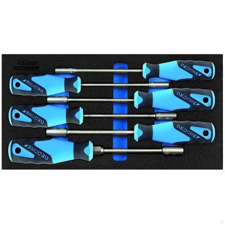Gedore Socket Set, Metric, 6 pcs 1500 CT1-2133