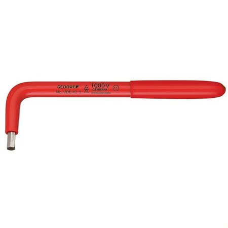 Gedore Metric L-Shape Hex Key Hex Key, 5 mm Tip Size V 42 5
