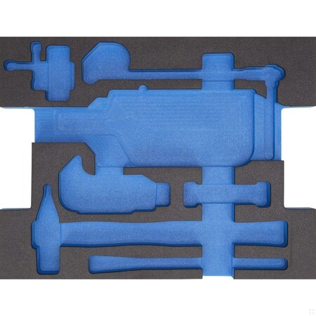 Gedore Foam Insert, 2/2 L-BOXX 136, Lid, Empty EI-1100-03-600 D