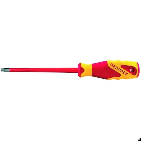 Gedore Insulated Screwdriver, Torx T9x5-2/3" Torx(R) T9 VDE 2163 TX T9