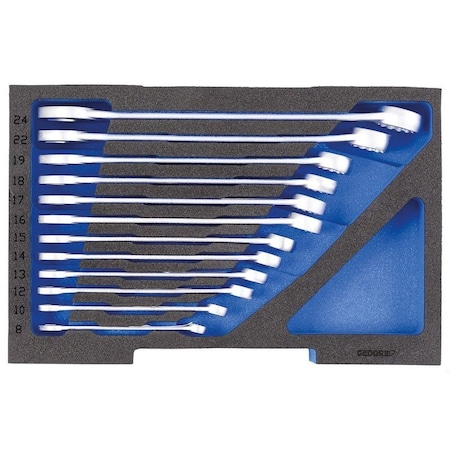 Gedore Combination Wrench Set, In 1/2 L-BOXX 1100 CT1-7