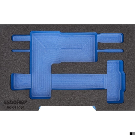 Gedore Foam Insert, 1/2 L-BOXX 136, Empty EI-1100 CT1-350