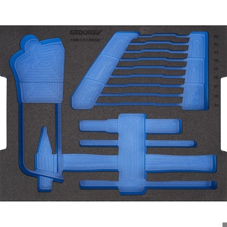 Gedore Foam Insert, 2/2 L-BOXX 136, Empty EI-1100 CT2-BASIC