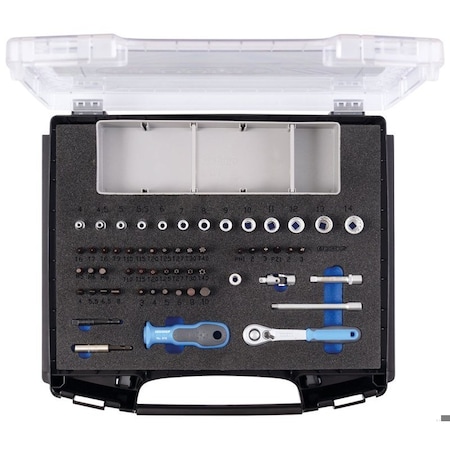 Gedore Socket Set, 1/4", In I-BOXX 72, 2836165 1101-D 20