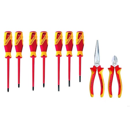 Gedore Pliers/Screwdriver VDE Assortment S 1100 W-002 VDE