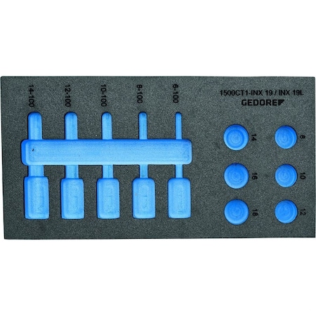 Gedore Check-Tool Module Empty, 2957949 EI-1500 CT1-INX 19 LK