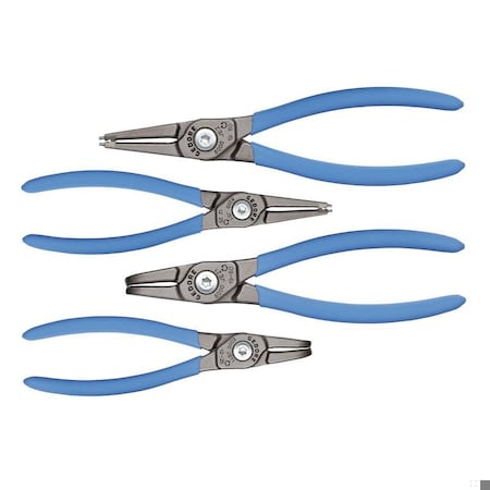 Gedore Set Circlip Pliers 4 pcs., Internal S 8000 JE