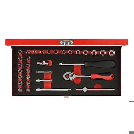 Gedore Socket Sets 1/4 in, 3300001 3300001