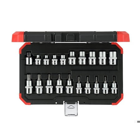 Gedore Socket Wrench Insert Sets 1/2 in 3300045
