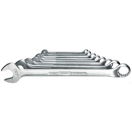 Gedore Combination Wrench Set, 8 pcs., 3/8-1" 1 B-08 A