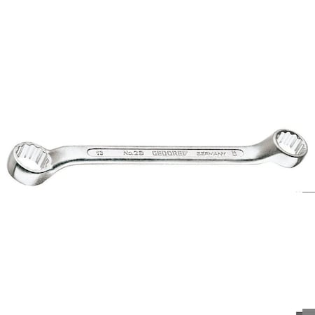 Gedore Double Box End Wrench, Short, 8x9mm 2 B 8X9