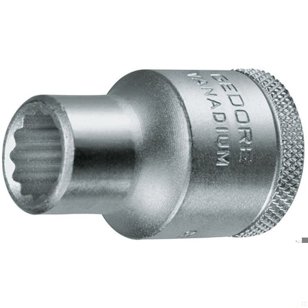 1/2"" Square Drive, 1-1/8"" SAE Socket, 12 Points -  GEDORE, D 19 1.1/8AF