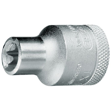 Gedore 1/2" Square Drive, E10 SAE Socket, 1/2", Torx E10 TX 19 E10