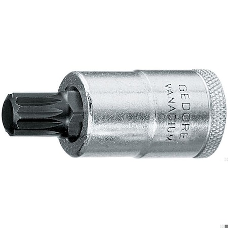 Gedore Screwdriver Bit Socket, 1/2", Xzn M16 INX 19 16