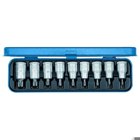Gedore Screwdriver Bit Set 1/2", 9 pcs., T20-60 ITX 19 PM