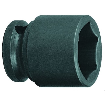 Gedore 1/2" Square Drive Impact Socket Gun Metal, 1/2", Hex 1/2 K 19 1/2AF
