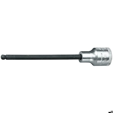Gedore Screwdriver Bit Socket, 1/2", Long 6mm, Number of Pieces: 1 IN 19 LK 6-140