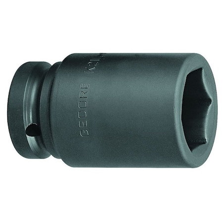 Gedore 1" Square Drive Impact Socket Gun Metal, 1", Long 33mm K 21 L 33