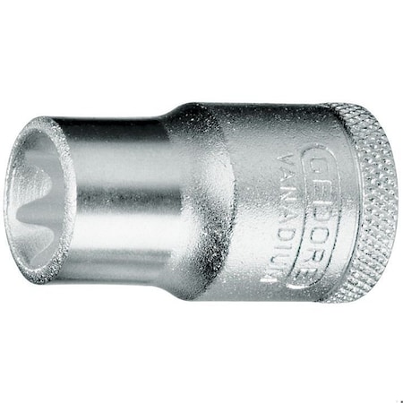 Gedore 1/2" Square Drive, E18 SAE Socket TX 19 E18