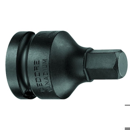 Gedore Impact Screwdriver Bit Socket, 1/2", 10mm IN K 19 10
