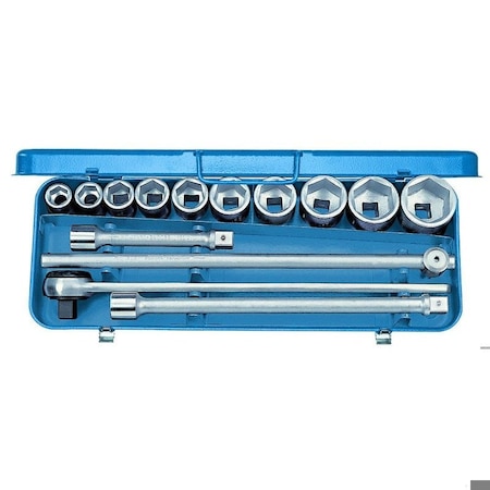 Gedore 3/4" Drive Socket Set, Metric, 14 pcs 32 EMU-2