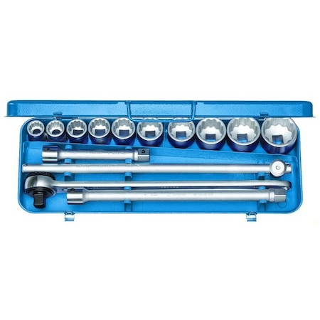 Gedore Socket Set, 3/4", 14 pcs., UD 15/16-2" D 32 EAU-2