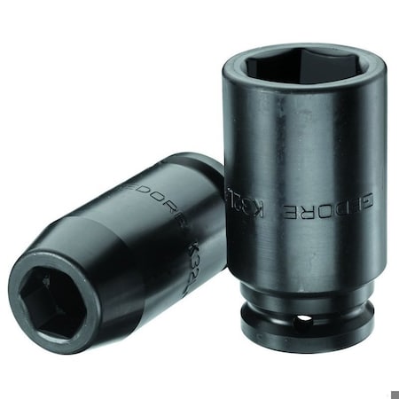 Gedore 3/4" Square Drive Impact Socket Gun Metal, 3/4", Long 21mm K 32 L 21