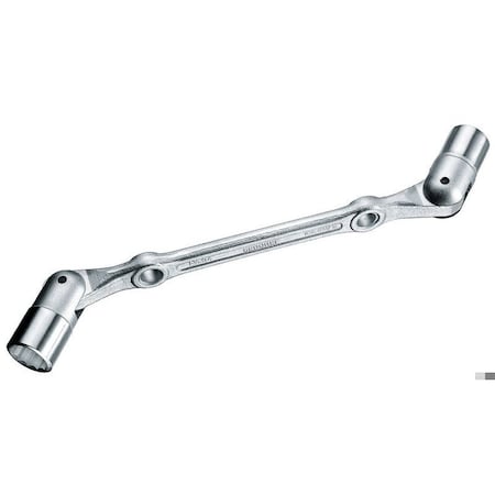 Gedore Swivel Head Double Ended Wrench, 17x19mm, Overall Length: 315mm 34 17X19
