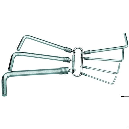 Gedore 7 Piece Metric L-Shape Hex Key Set, S 42-07 S 42-07