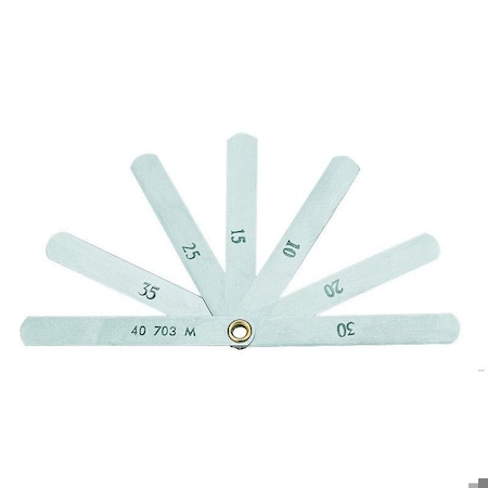 Gedore Valve Feeler Gauge, 0, 1 - 0, 4mm 703 M