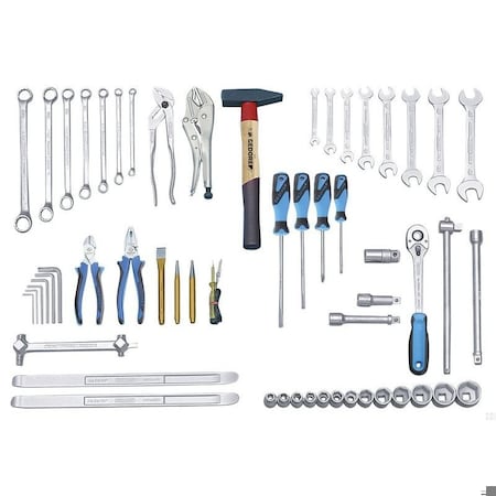 Gedore Tool Assortment 68 pcs., MM S 1151