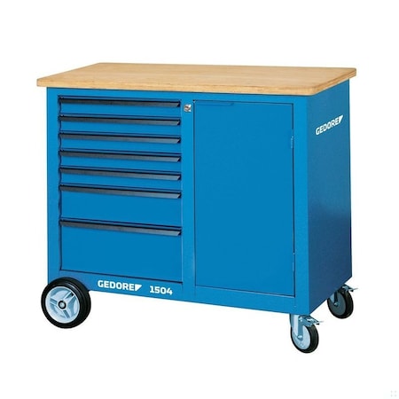 Gedore Mobile Workbench with 7 Drawers and Vice 6623050